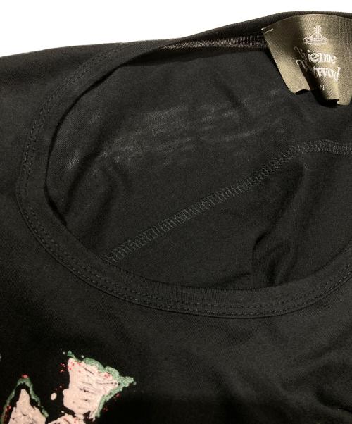 Vivienne Westwood man（ヴィヴィアン ウェストウッド マン）Vivienne Westwood man (ヴィヴィアン ウェストウッド マン) “PAINTED ORB” （ペインテッド オーブ）リラックスTシャツ ブラック サイズ:SIZE Freeの古着・服飾アイテム