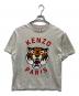 KENZO（ケンゾー）の古着「LUCKY TIGER（ラッキータイガー） プリントTシャツ」｜グレー