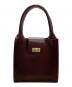 TIDE WAY（タイドウェイ）の古着「MOSS METAL TWIST TOTE」｜ボルドー