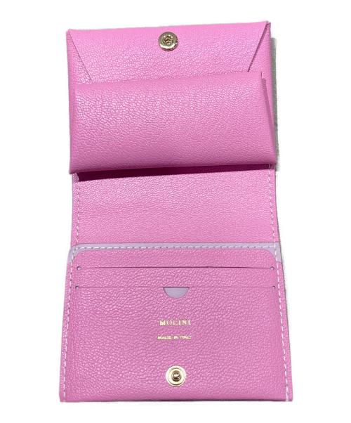 MOLINI（モリニ）MOLINI (モリニ) Bifold Compact Wallet ピンクの古着・服飾アイテム