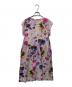 Paul Smith PAUL (ポールスミス ポール) 大判花柄 フレンチスリーブワンピース パープル サイズ:M：5000円