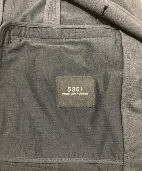 5351 pour les hommes（5351プールオム）5351 pour les hommes (5351プールオム) テーラードジャケット ブラック サイズ:SIZE 44の古着・服飾アイテム