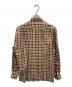 DAKS (ダックス) レギュラーカラーチェックシャツ ベージュ サイズ:SIZE 9R：4000円