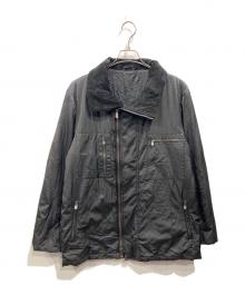 ARMANI COLLEZIONI（アルマーニ コレツィオーニ）の古着「中綿ジャケット」｜ブラック