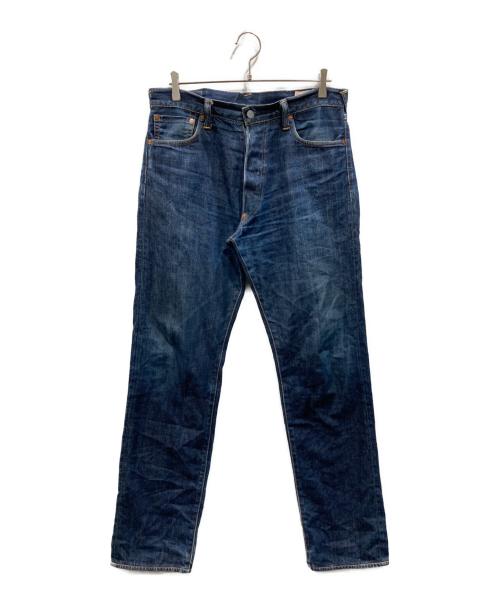 EVISU（エヴィス）EVISU (エヴィス) 石垣迷彩スレキ デニムパンツ インディゴ サイズ:W33×L35の古着・服飾アイテム