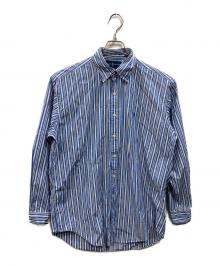 POLO RALPH LAUREN（ポロ・ラルフローレン）の古着「ボタンダウンシャツ」｜ブルー