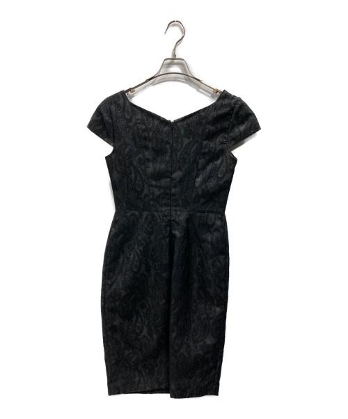 BROOKS BROTHERS（ブルックスブラザーズ）BROOKS BROTHERS (ブルックスブラザーズ) ジャカードワンピース ブラック サイズ:SIZE 4の古着・服飾アイテム
