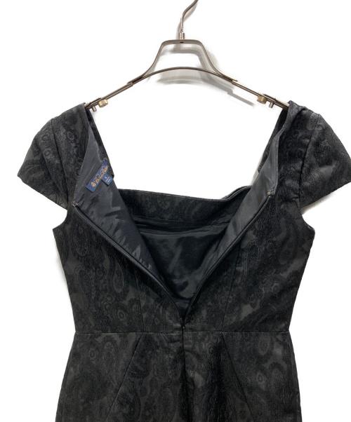 BROOKS BROTHERS（ブルックスブラザーズ）BROOKS BROTHERS (ブルックスブラザーズ) ジャカードワンピース ブラック サイズ:SIZE 4の古着・服飾アイテム