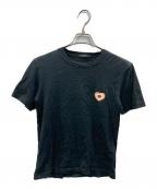 BURBERRY BLACK LABELバーバリーブラックレーベル）の古着「バックロゴプリントTシャツ」｜ブラック