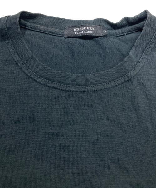 BURBERRY BLACK LABEL（バーバリーブラックレーベル）BURBERRY BLACK LABEL (バーバリーブラックレーベル) バックロゴプリントTシャツ ブラック サイズ:SIZE 2の古着・服飾アイテム