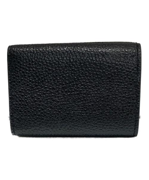 MICHAEL KORS（マイケルコース）MICHAEL KORS (マイケルコース) JET SET CHARMトライフォールドフラップウォレット ブラックの古着・服飾アイテム