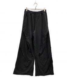 CLEL（クレイル）の古着「3D Tuck Sweat Pants」｜ブラック