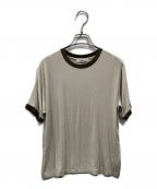 JOURNAL STANDARD relumeジャーナルスタンダード レリューム）の古着「リネンミックスリンガーTEE」｜グレー