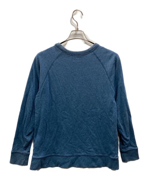 stussy（ステューシー）stussy (ステューシー) インディゴラグランスウェット ブルー サイズ:Lの古着・服飾アイテム