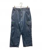 X-LARGEエクストララージ）の古着「DENIM CARGO PANTS」｜インディゴ