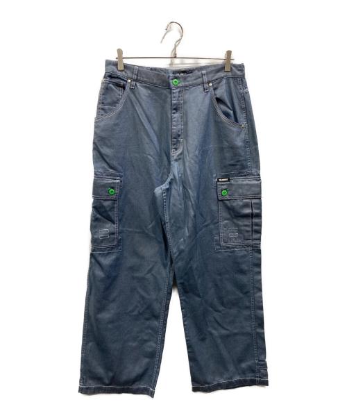 X-LARGE（エクストララージ）X-LARGE (エクストララージ) DENIM CARGO PANTS インディゴ サイズ:W34の古着・服飾アイテム