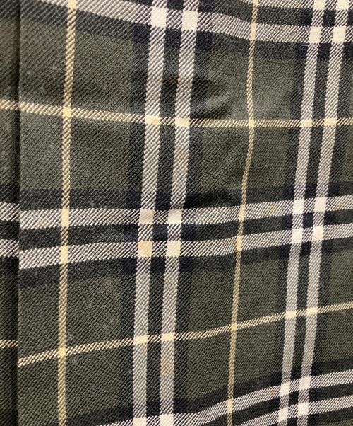 Burberry's BLUE LABEL（バーバリーズ ブルーレーベル）Burberry's BLUE LABEL (バーバリーズ ブルーレーベル) ノヴァチェック ラップスカート グリーン サイズ:36の古着・服飾アイテム