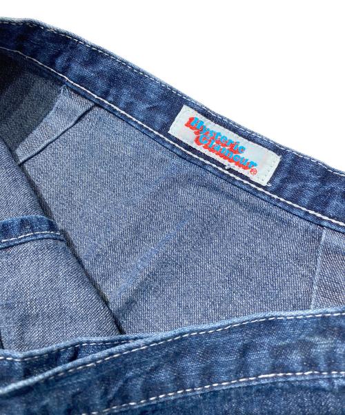 Hysteric Glamour（ヒステリックグラマー）Hysteric Glamour (ヒステリックグラマー) ロゴプリント ラップスカート インディゴ サイズ:FREEの古着・服飾アイテム