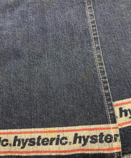Hysteric Glamour（ヒステリックグラマー）Hysteric Glamour (ヒステリックグラマー) ロゴプリント ラップスカート インディゴ サイズ:FREEの古着・服飾アイテム