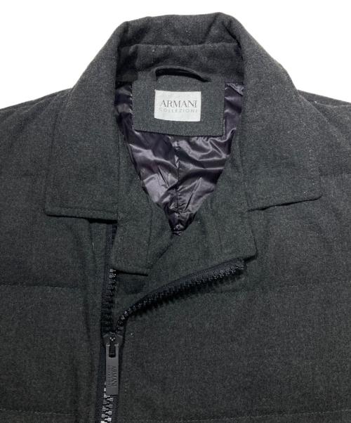 ARMANI COLLEZIONI（アルマーニ コレツィオーニ）ARMANI COLLEZIONI (アルマーニ コレツィオーニ) ダブルブレストダウンジャケット グレー サイズ:50の古着・服飾アイテム