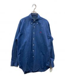 RALPH LAUREN（ラルフローレン）の古着「ボタンダウンシャツ」｜ネイビー
