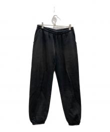 LOS ANGELES APPAREL（ロサンゼルスアパレル）の古着「14oz HEAVY FLEECEスウェットパンツ」｜ブラック