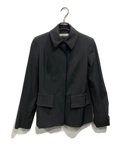 PRADA（プラダ）PRADA (プラダ) オールド比翼ジャケット ブラック サイズ:38の古着・服飾アイテム