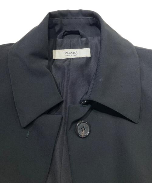 PRADA（プラダ）PRADA (プラダ) オールド比翼ジャケット ブラック サイズ:38の古着・服飾アイテム