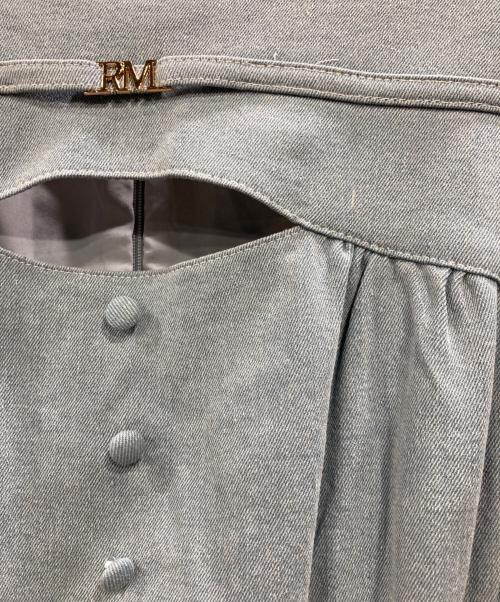 rosemuse（ロゼミューズ）rosemuse (ロゼミューズ) denim puff sleeves dress インディゴ サイズ:FREEの古着・服飾アイテム