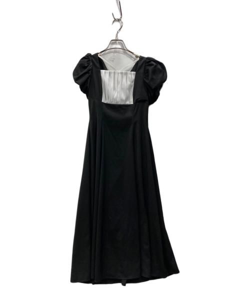 rosemuse（ロゼミューズ）rosemuse (ロゼミューズ) Colour scheme tack onepiece ブラック サイズ:Sの古着・服飾アイテム