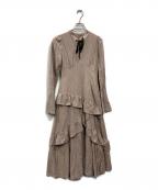 rosemuseロゼミューズ）の古着「original line dress」｜ブラウン