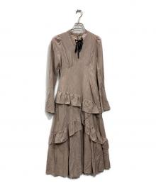 rosemuse（ロゼミューズ）の古着「original line dress」｜ブラウン