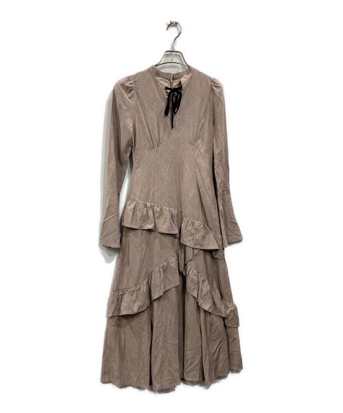 rosemuse（ロゼミューズ）rosemuse (ロゼミューズ) original line dress ブラウン サイズ:Sの古着・服飾アイテム