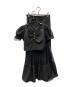 ROSEMUSE（ロゼミューズ）の古着「sheer switch mermaid skirt tops set up」｜ブラック