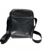 PORTERポーター）の古着「BLEND POUCH」｜ブラウン×ネイビー