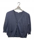 COMM ARCHコム・アーチ）の古着「Linen Silk High Gause（リネン シルク ハイゲージ） C/D」｜ネイビー