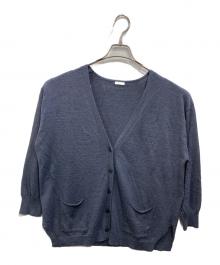 COMM ARCH（コム・アーチ）の古着「Linen Silk High Gause（リネン シルク ハイゲージ） C/D」｜ネイビー