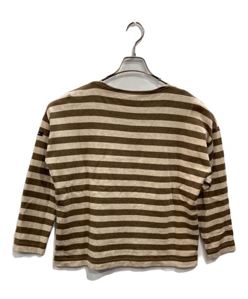 G.F.G.S（ジーエフジーエス）G.F.G.S (ジーエフジーエス) MOKU Boat Neck ブラウン サイズ:Lの古着・服飾アイテム