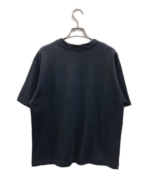 prit（プリット）prit (プリット) 30/1リサイクルムラ糸天竺 5分袖ワイドTシャツ ブラック サイズ:Fの古着・服飾アイテム