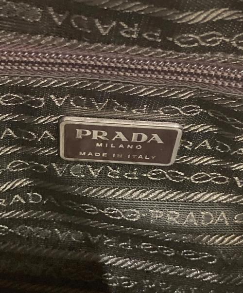 PRADA（プラダ）PRADA (プラダ) CINGHIALE SPORT サイドロゴプレート ハンドバッグ イエローの古着・服飾アイテム