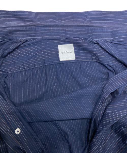 PAUL SMITH（ポールスミス）PAUL SMITH (ポールスミス) ストライプカッタウェイシャツ ネイビー サイズ:SIZE Lの古着・服飾アイテム