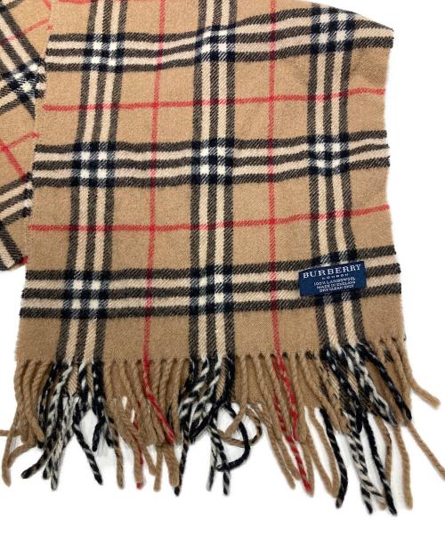 BURBERRY LONDON（バーバリーロンドン）BURBERRY LONDON (バーバリーロンドン) ノヴァチェック ラムウールマフラー ブラウンの古着・服飾アイテム