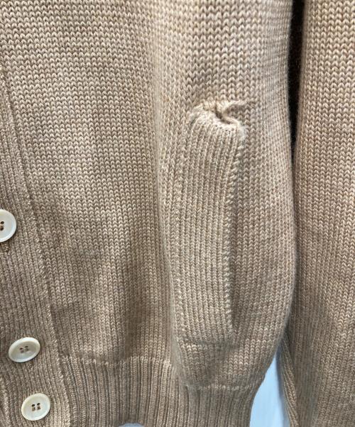 Zanone（ザノーネ）Zanone (ザノーネ) CHIOTO ヴァージンウール スタンドカラーカーディガン ベージュ サイズ:48の古着・服飾アイテム