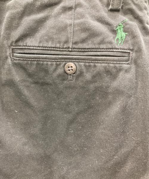 POLO RALPH LAUREN（ポロ・ラルフローレン）POLO RALPH LAUREN (ポロ・ラルフローレン) ETHAN PANT 2タックチノ ブラック サイズ:32の古着・服飾アイテム