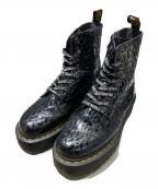 Dr.Martens×X-GIRLドクターマーチン×エックスガール）の古着「JADON 8 HOLE BOOTS」｜ブラック