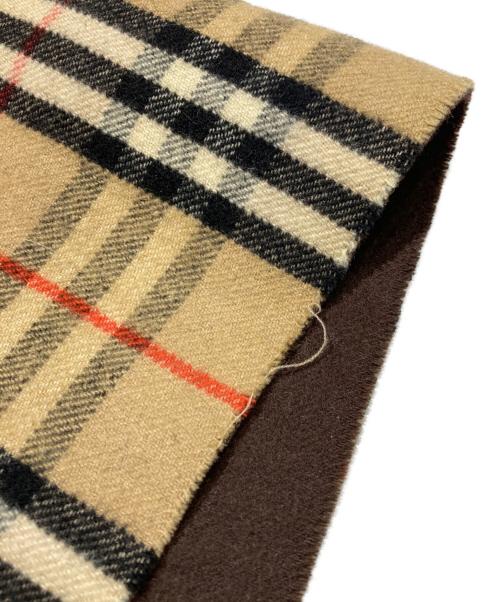Burberry's（バーバリーズ）Burberry's (バーバリーズ) ノヴァチェックウールマフラー ブラウンの古着・服飾アイテム