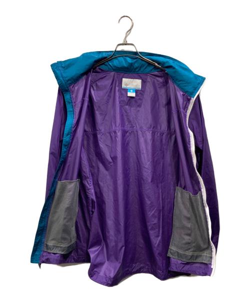 Columbia（コロンビア）Columbia (コロンビア) ナイロンジャケット パープル×グリーン サイズ:Lの古着・服飾アイテム
