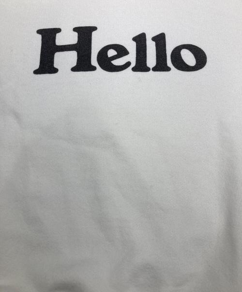 MADISON BLUE（マディソンブルー）MADISON BLUE (マディソンブルー) HELLO SWEAT L/S URAKE DYED ホワイト サイズ:Sの古着・服飾アイテム