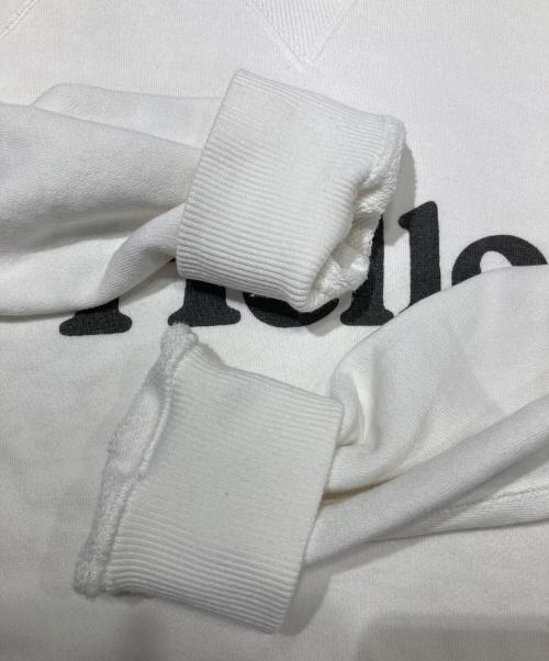 MADISON BLUE（マディソンブルー）MADISON BLUE (マディソンブルー) HELLO SWEAT L/S URAKE DYED ホワイト サイズ:Sの古着・服飾アイテム