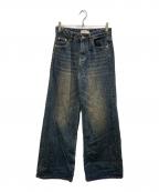 MENESメネス）の古着「Vintage Fiber Washed Jeans（ヴィンテージ・ファイバー・ウォッシュ・ジーンズ）」｜インディゴ